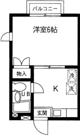 鵜の木駅 徒歩4分 2階の物件間取画像